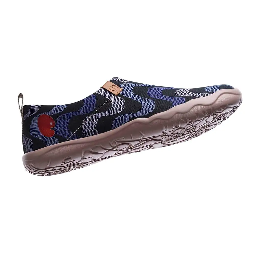 -LA PEDRERA- Men Canvas Art Painted Shoes