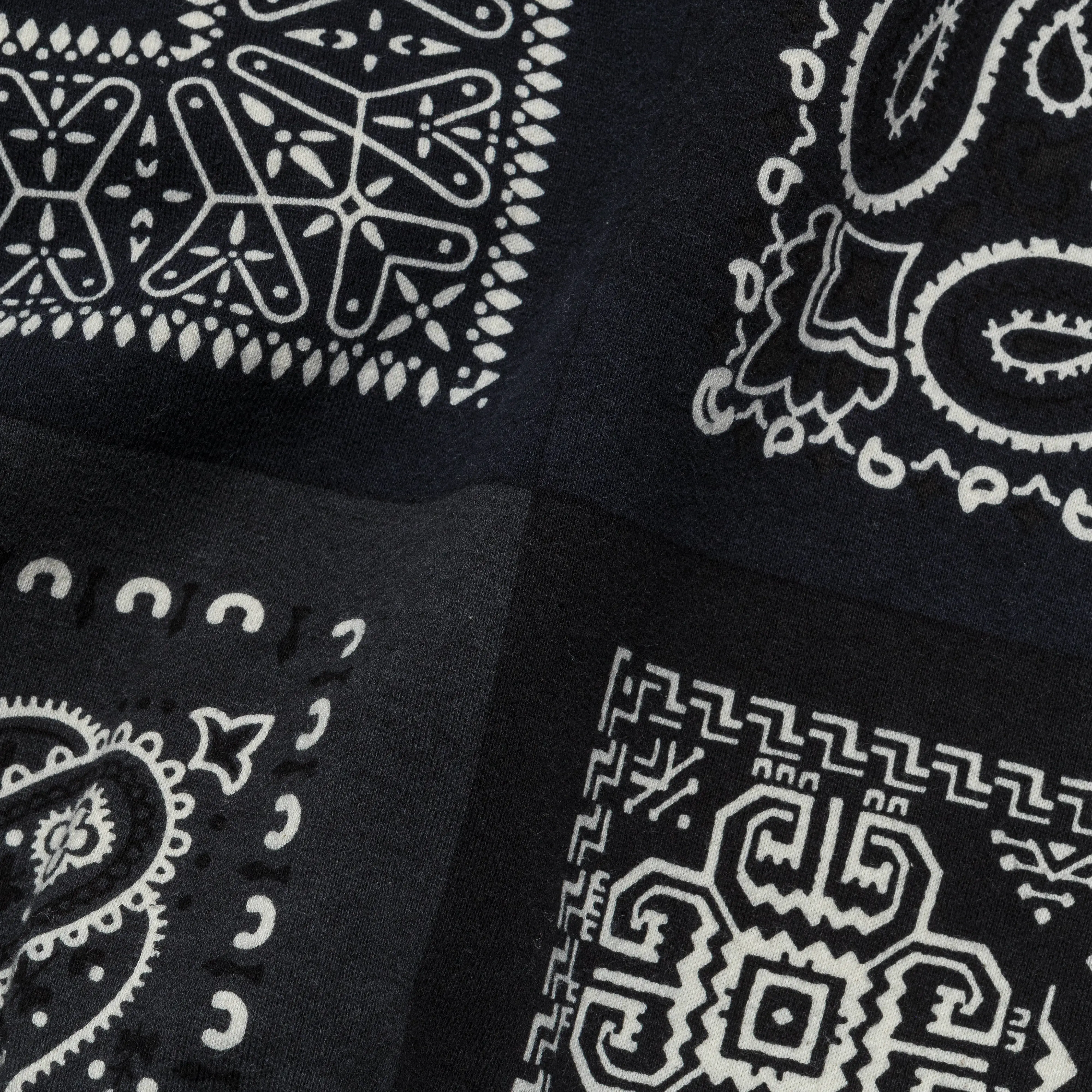 30/-SWT Knit Bandana BIG Vest - Black