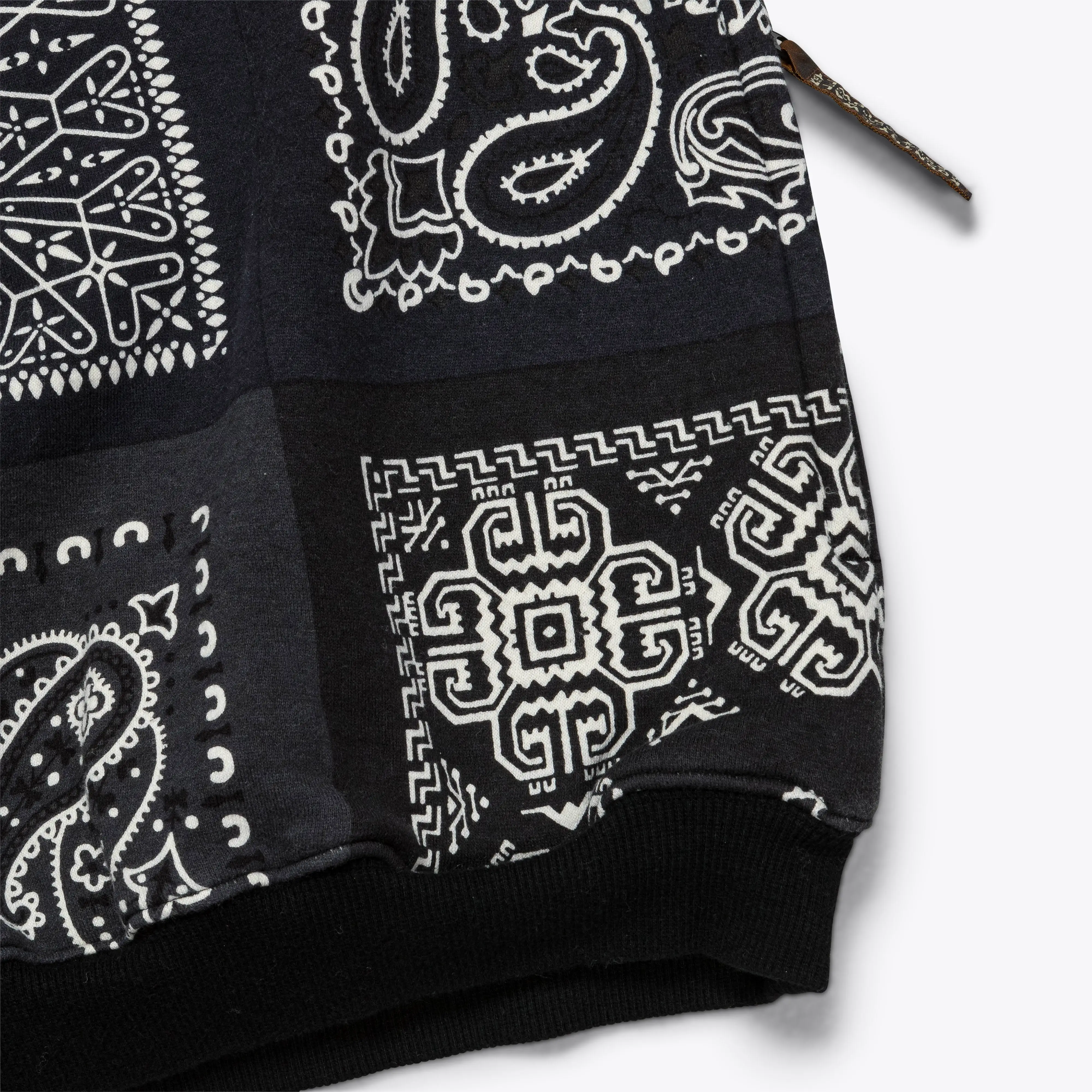 30/-SWT Knit Bandana BIG Vest - Black