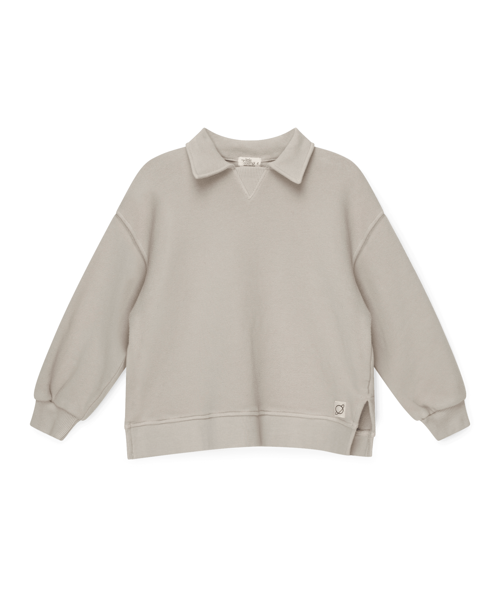 [40%OFF] Organic plush sweatshirt-Light grey