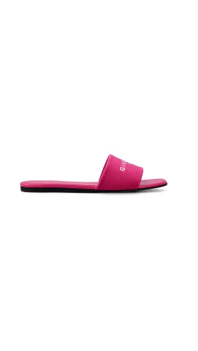 4G Flat Mules - Neon Pink