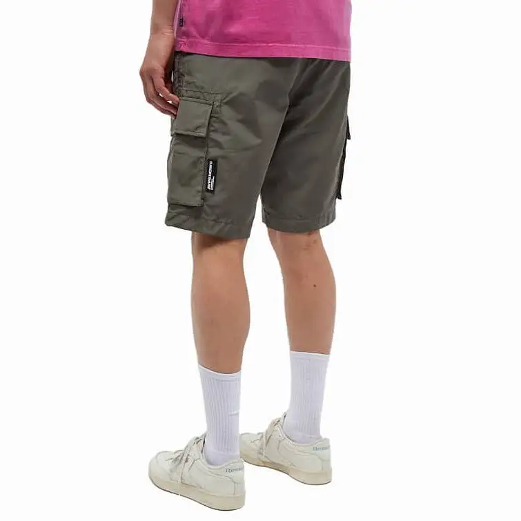 AAPE By Bathing Ape Badge Cargo Shorts Khaki [6949]