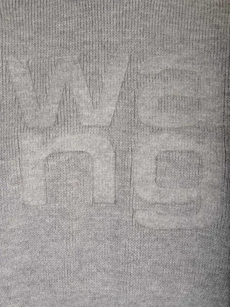 Alexander Wang  |Crew Neck Casual Style Long Sleeves Logo V-neck & Crew neck