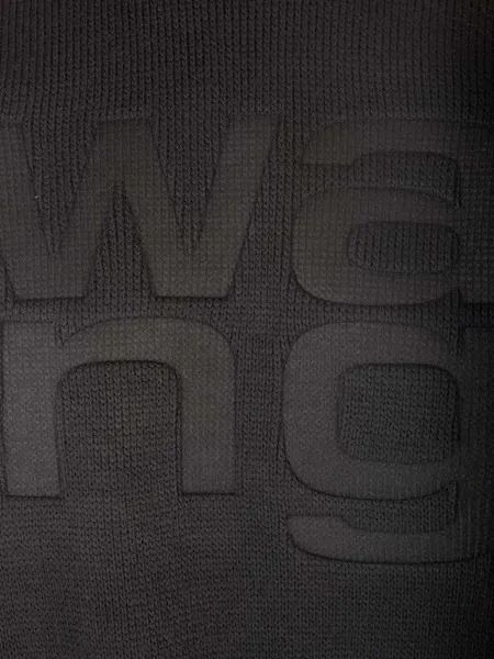 Alexander Wang  |Crew Neck Casual Style Long Sleeves Logo V-neck & Crew neck