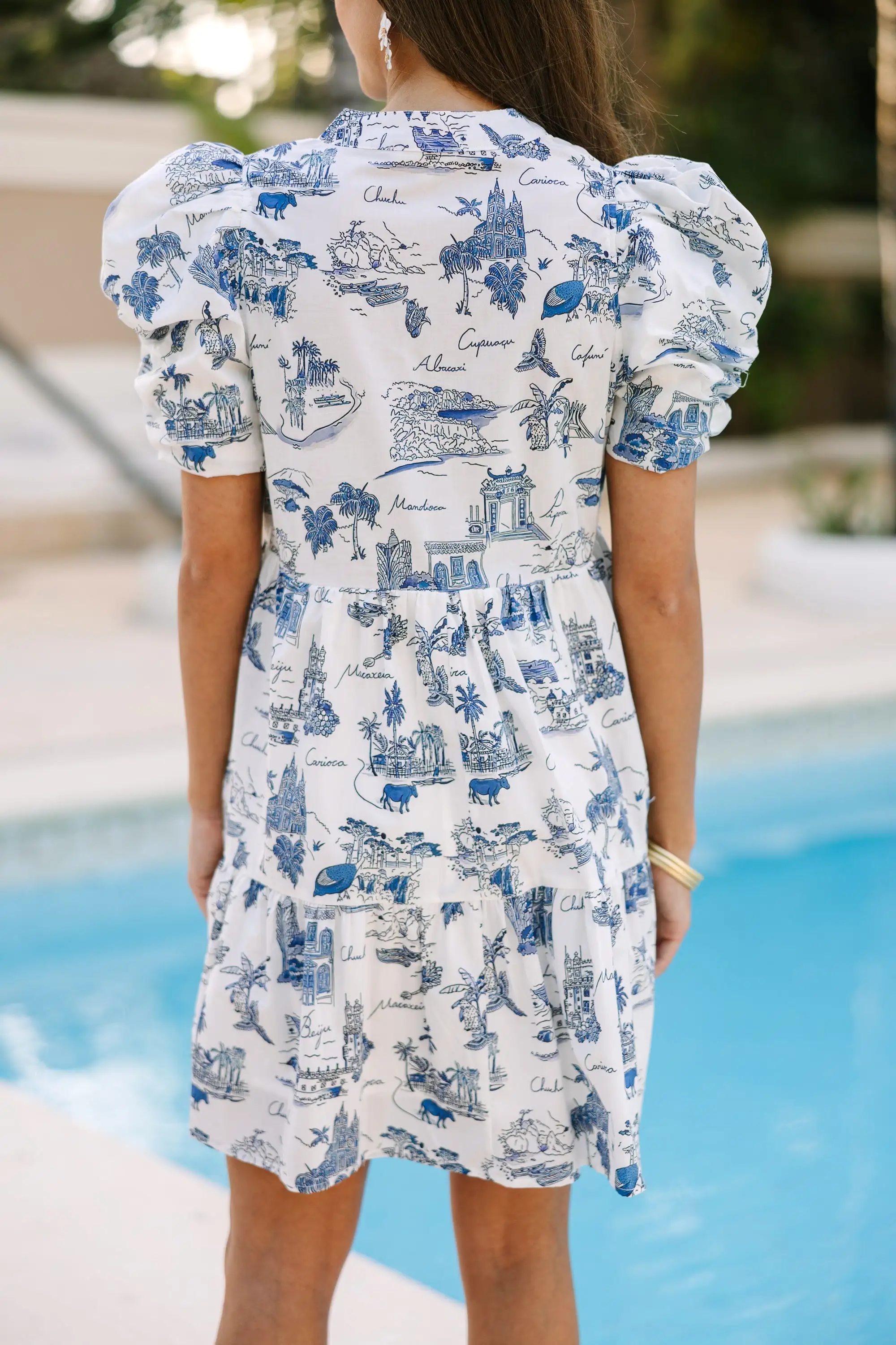 All Together Off White Toile Dress