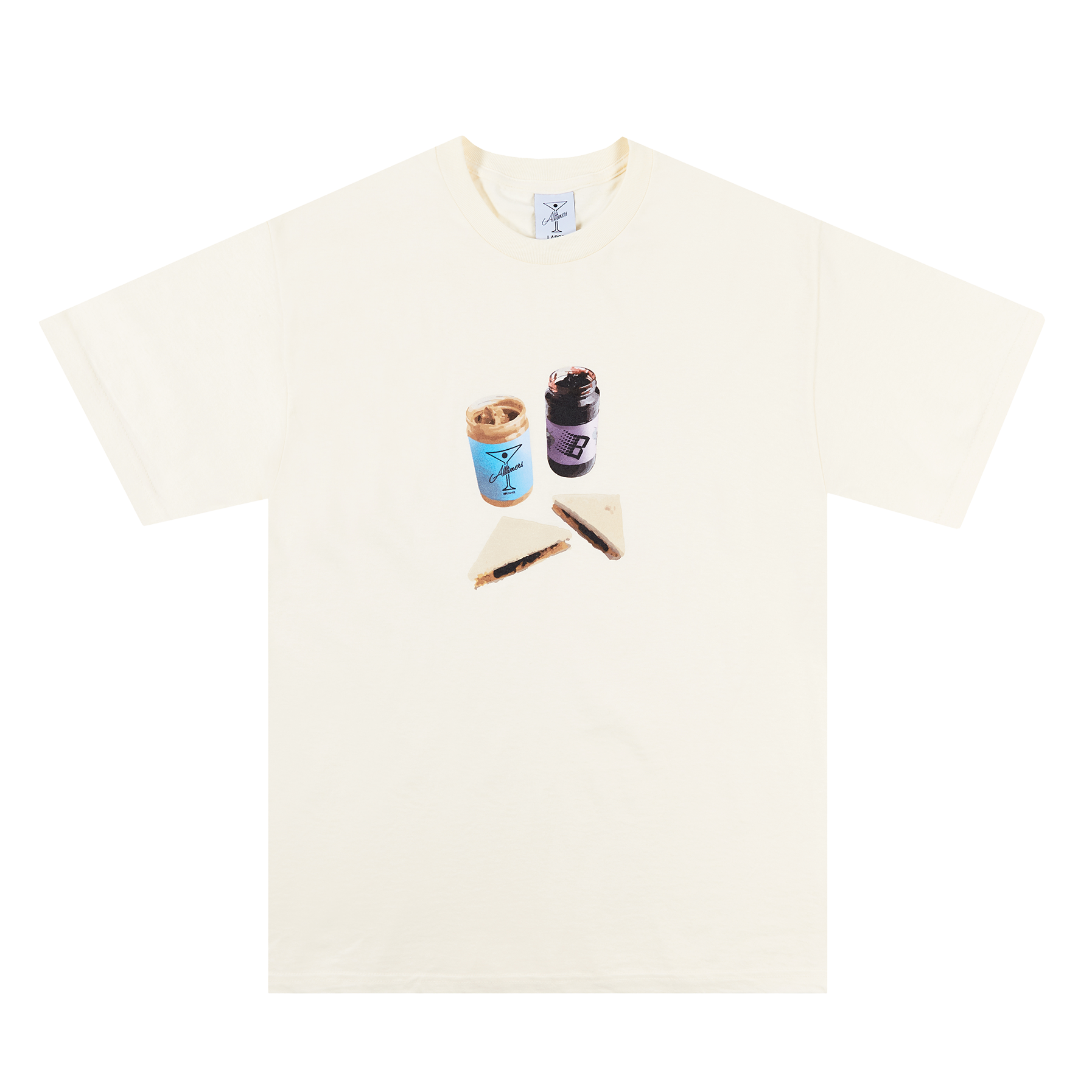 Alltimers x Bronze PB & J T-Shirt Natural