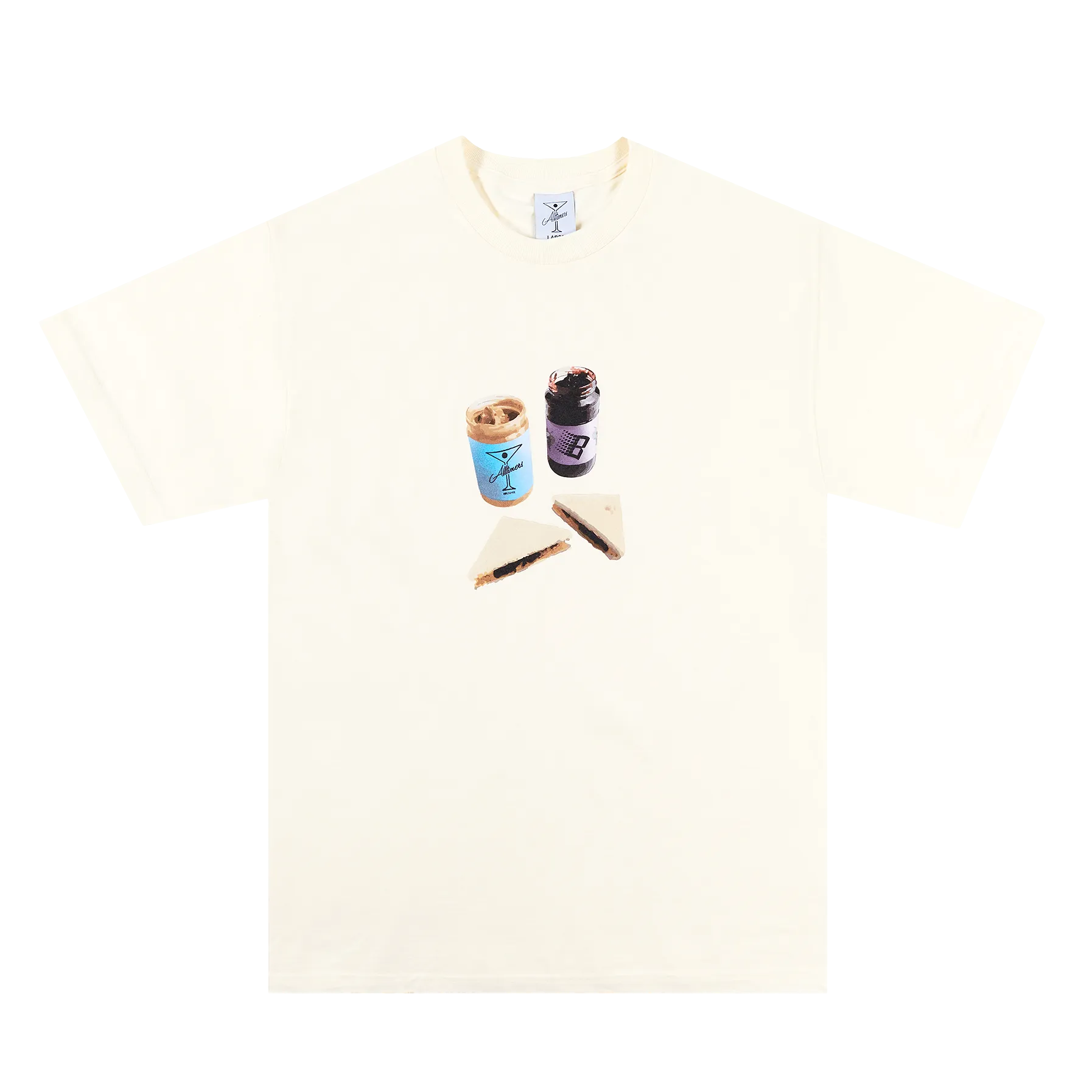 Alltimers x Bronze PB & J T-Shirt Natural