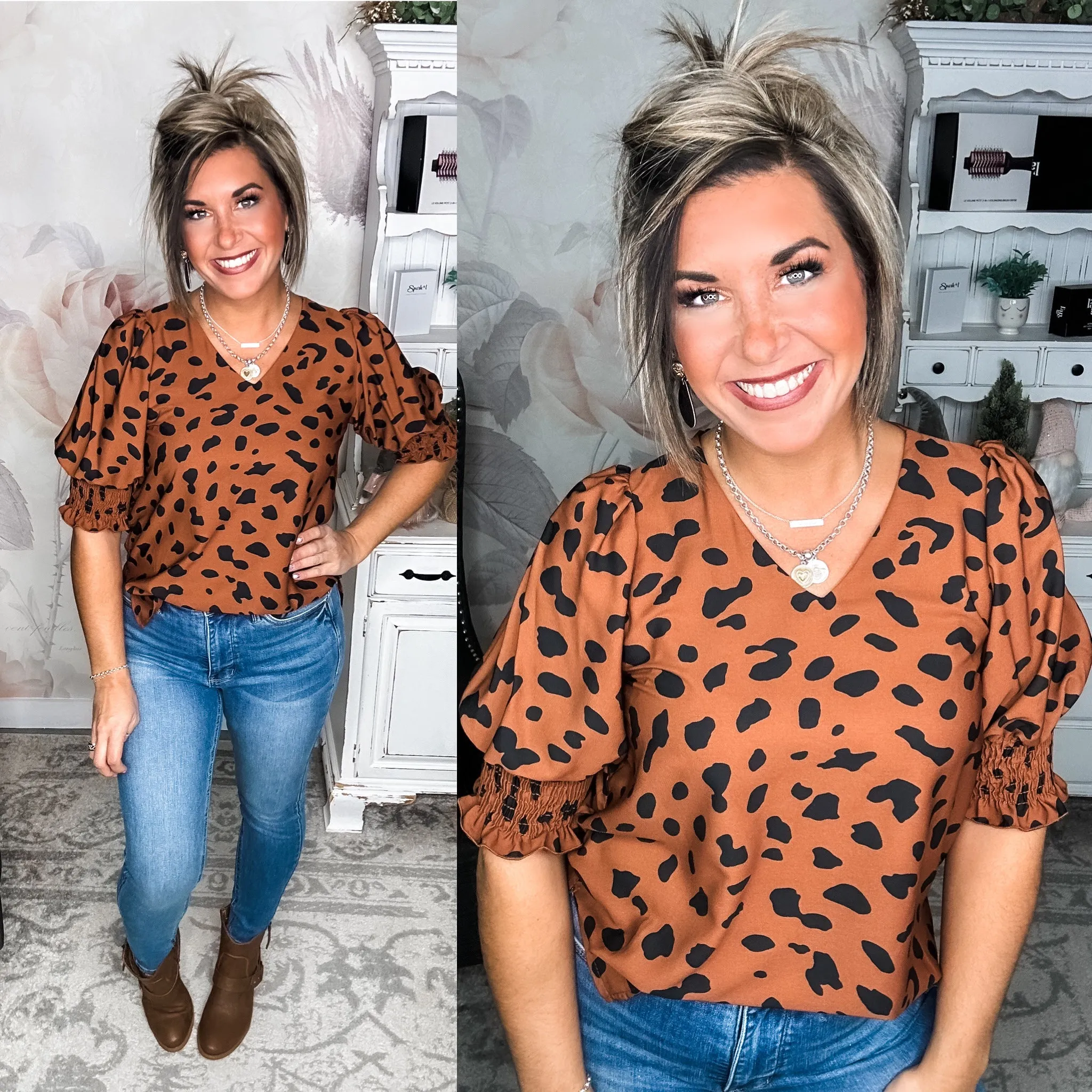 Back To Your Roots Puff Sleeve Top