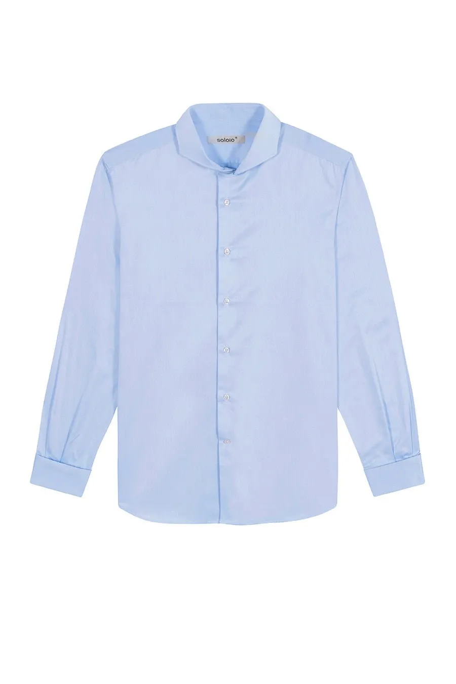 basic light blue cotton shirt