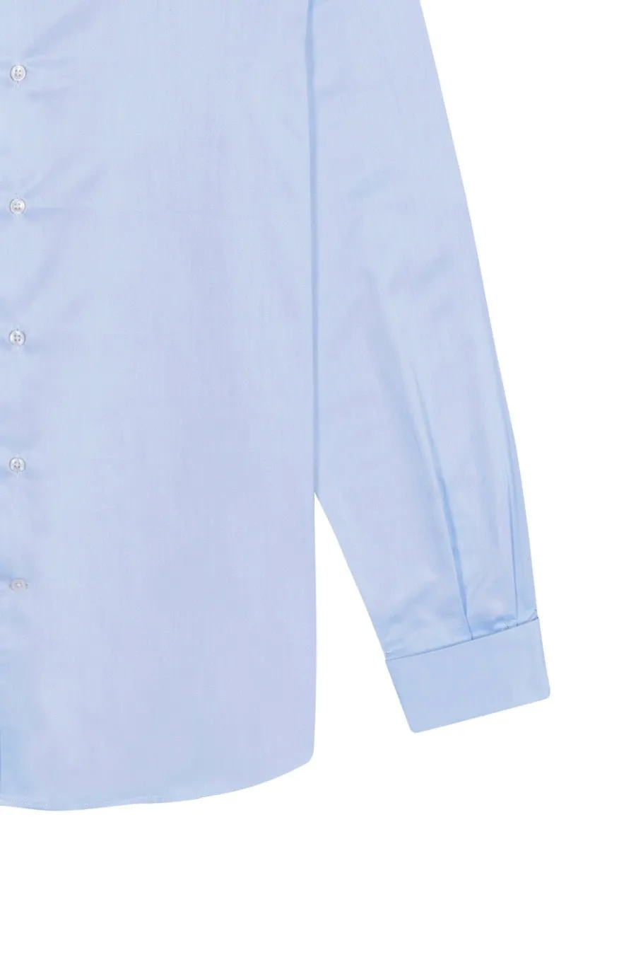 basic light blue cotton shirt