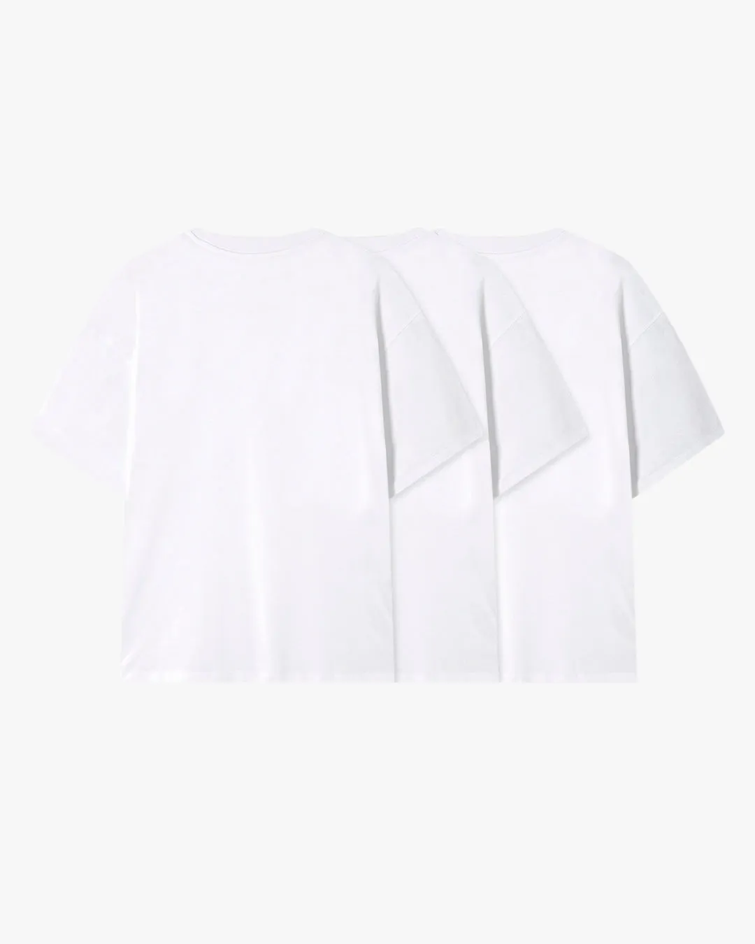 BASIC TEE WHITE 3XPACK