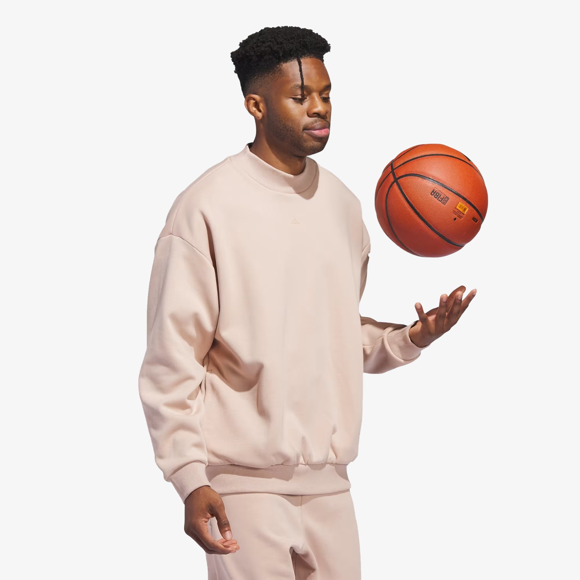 BASKETBALL CREW SWEATSHIRT 'ASH PERAL'