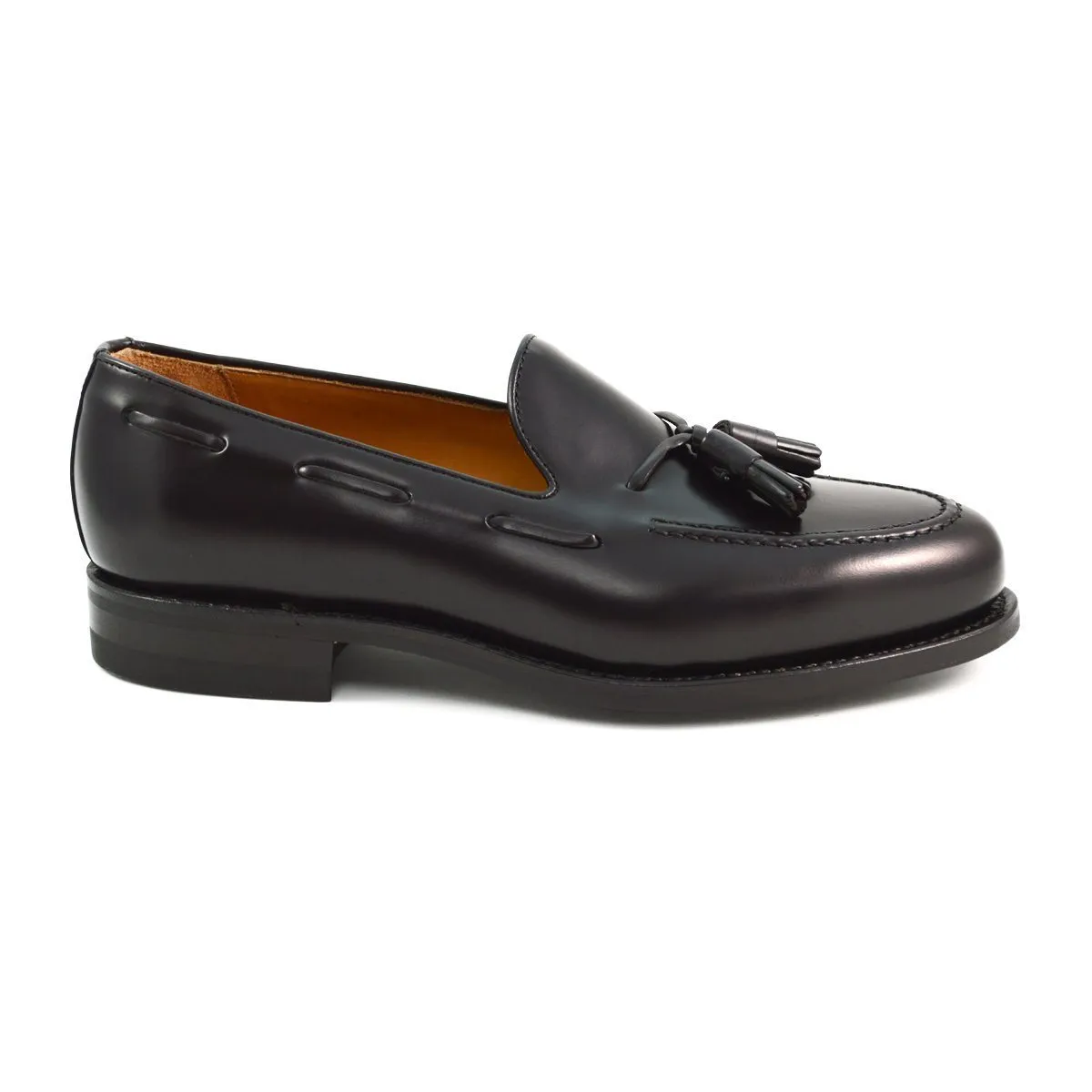 Berwick 1707 Tasselled Slip On (8491) - Dark Brown Rois Dainite