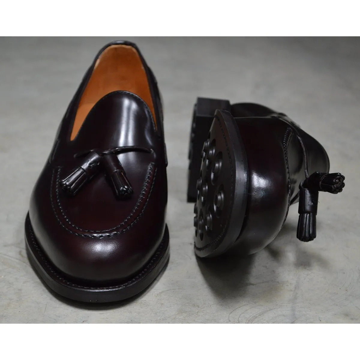 Berwick 1707 Tasselled Slip On (8491) - Dark Brown Rois Dainite