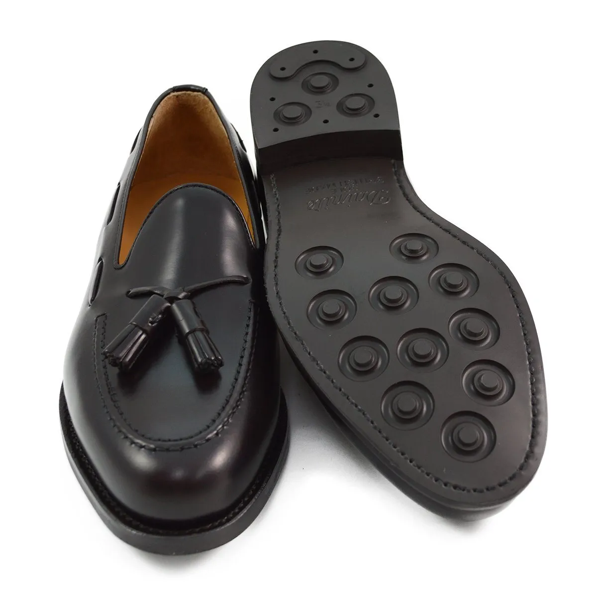 Berwick 1707 Tasselled Slip On (8491) - Dark Brown Rois Dainite