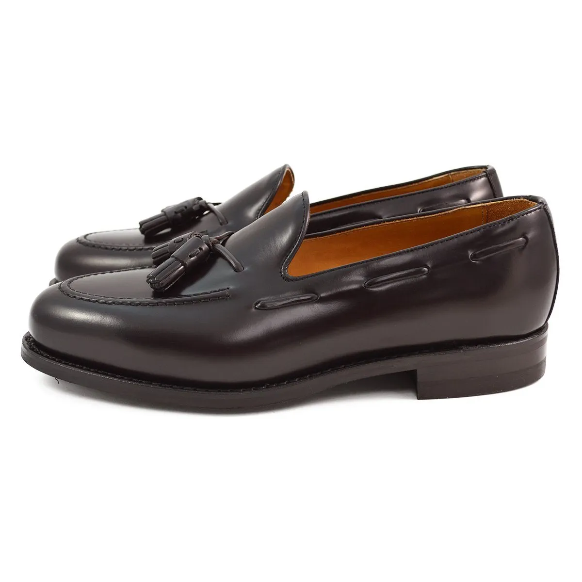 Berwick 1707 Tasselled Slip On (8491) - Dark Brown Rois Dainite