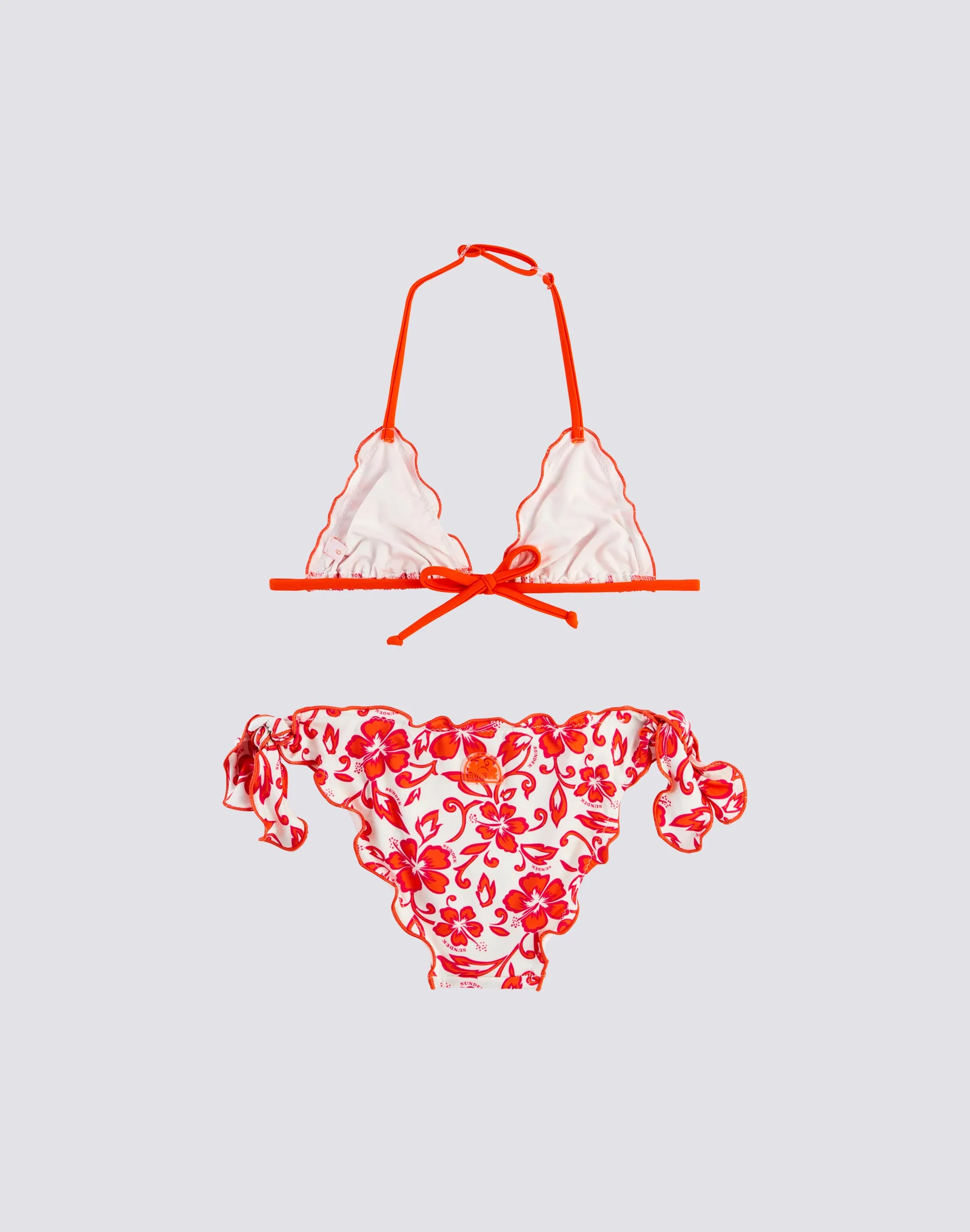 BIKINI BAMBINA CON STAMPA HIBISCUS SK23