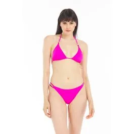 Bikini tinta unita donna Fucsia