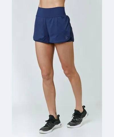 Bro Fitwear Street Fitness Running Shorts In Navy