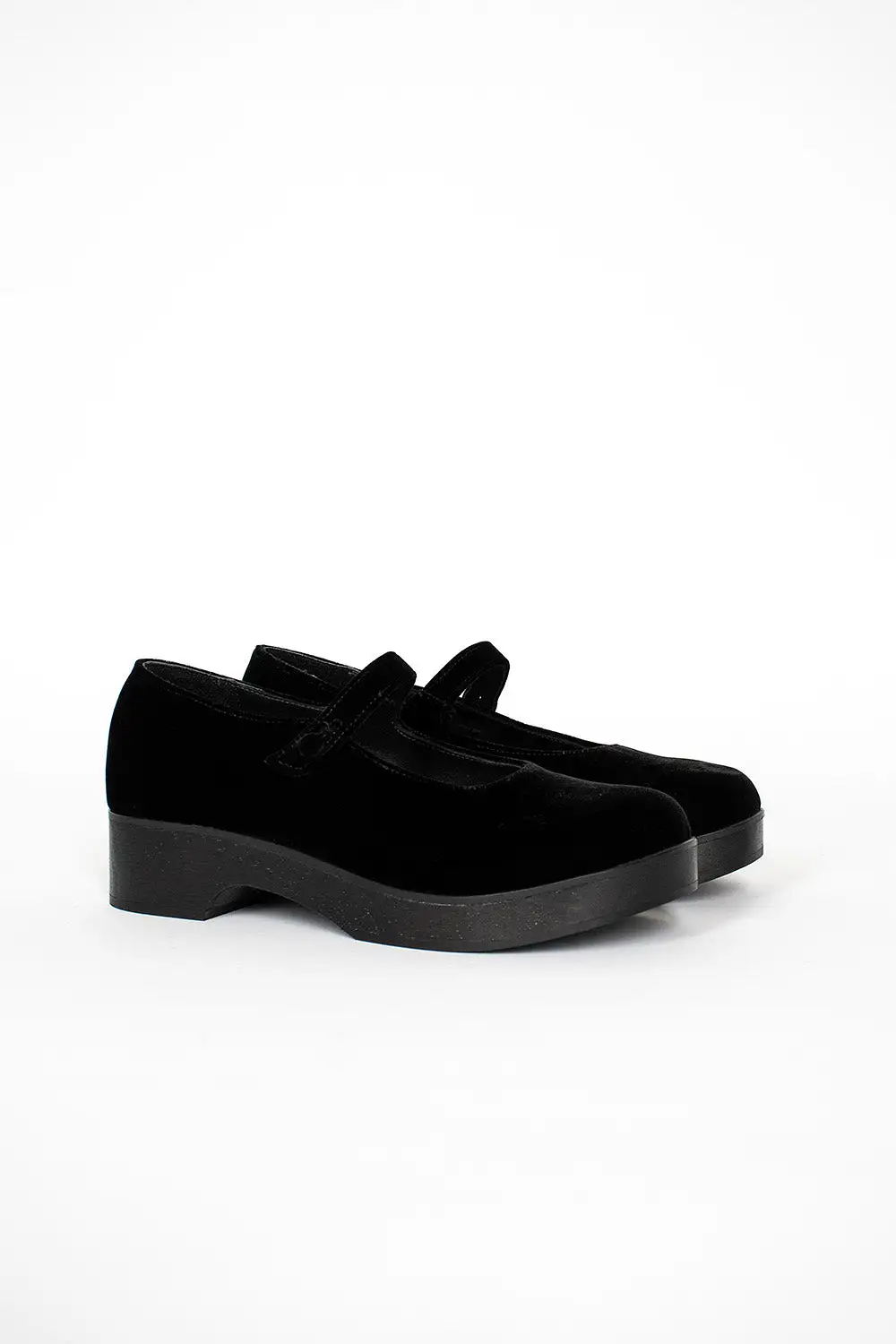 Button Ballerina Clog Black