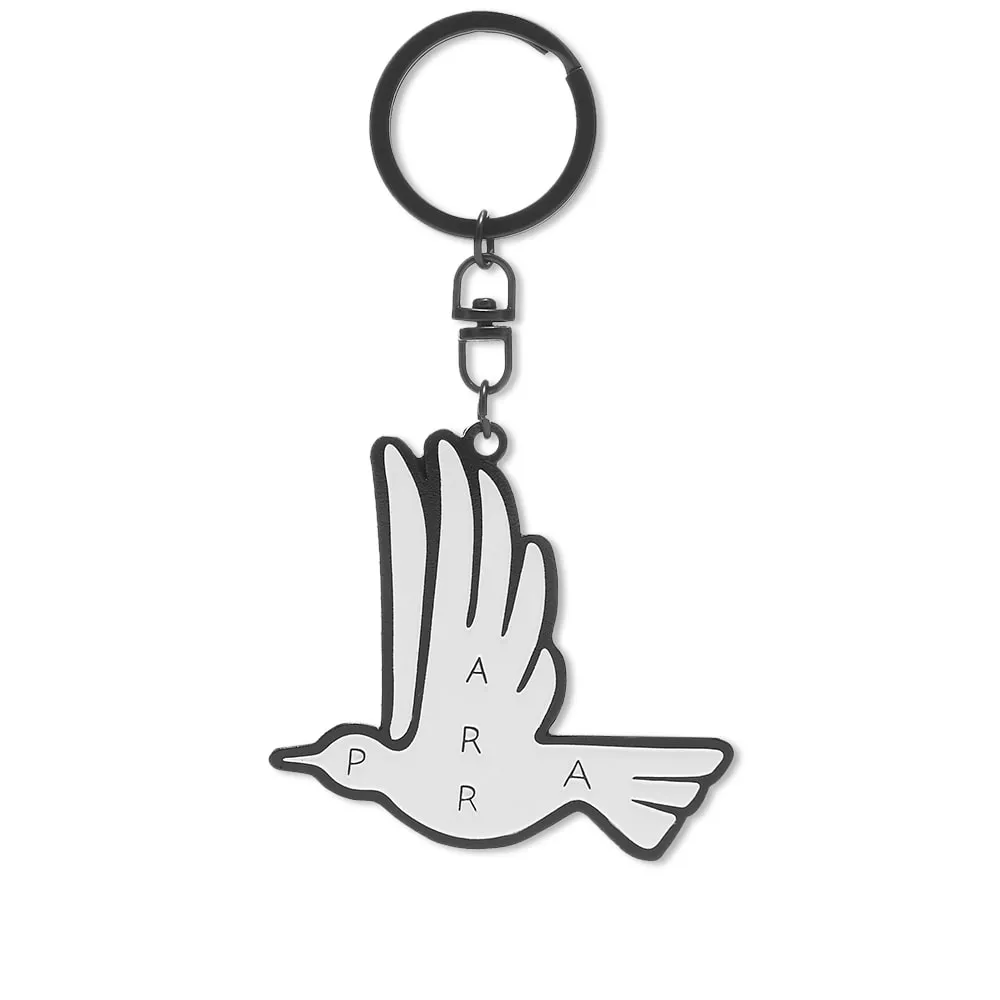 By Parra Static Flight Key ChainWhite