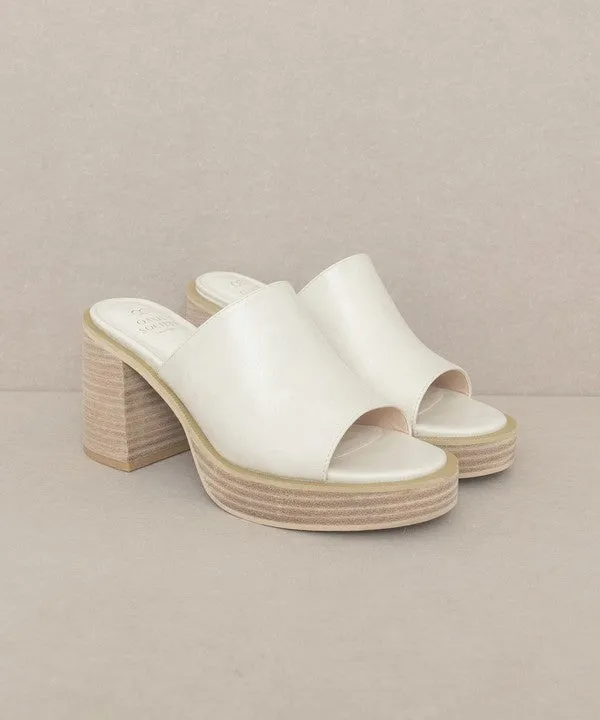 Camille - Platform Slide Heel