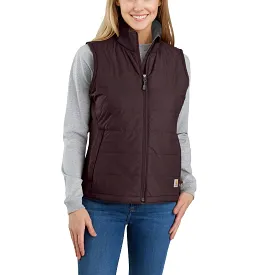 'Carhartt' Women's Rain Defender Lightweight Insulated Vest - Blackberry