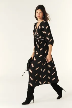 CASSIOPEE midi dress