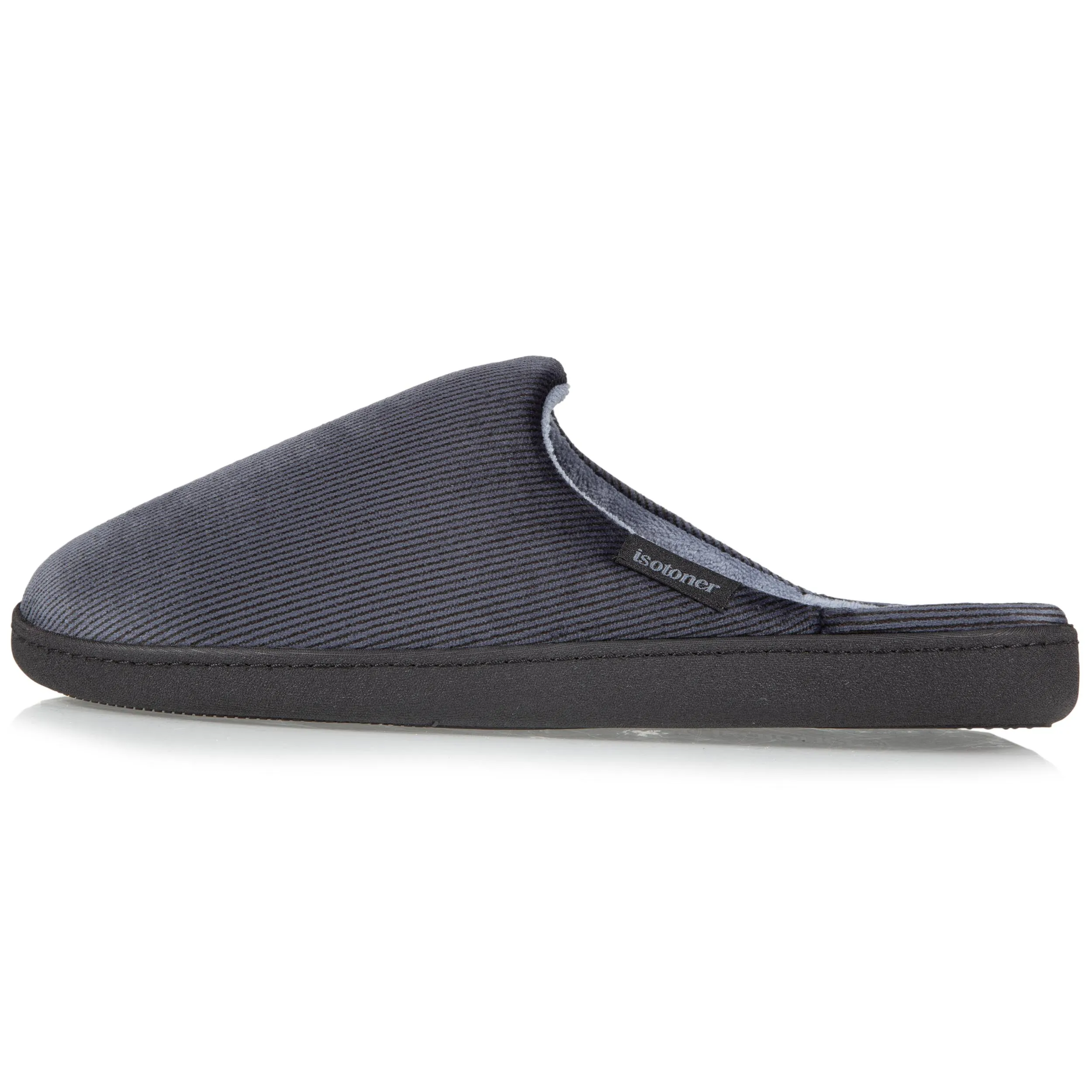 Chaussons mules Homme Rayures Gris