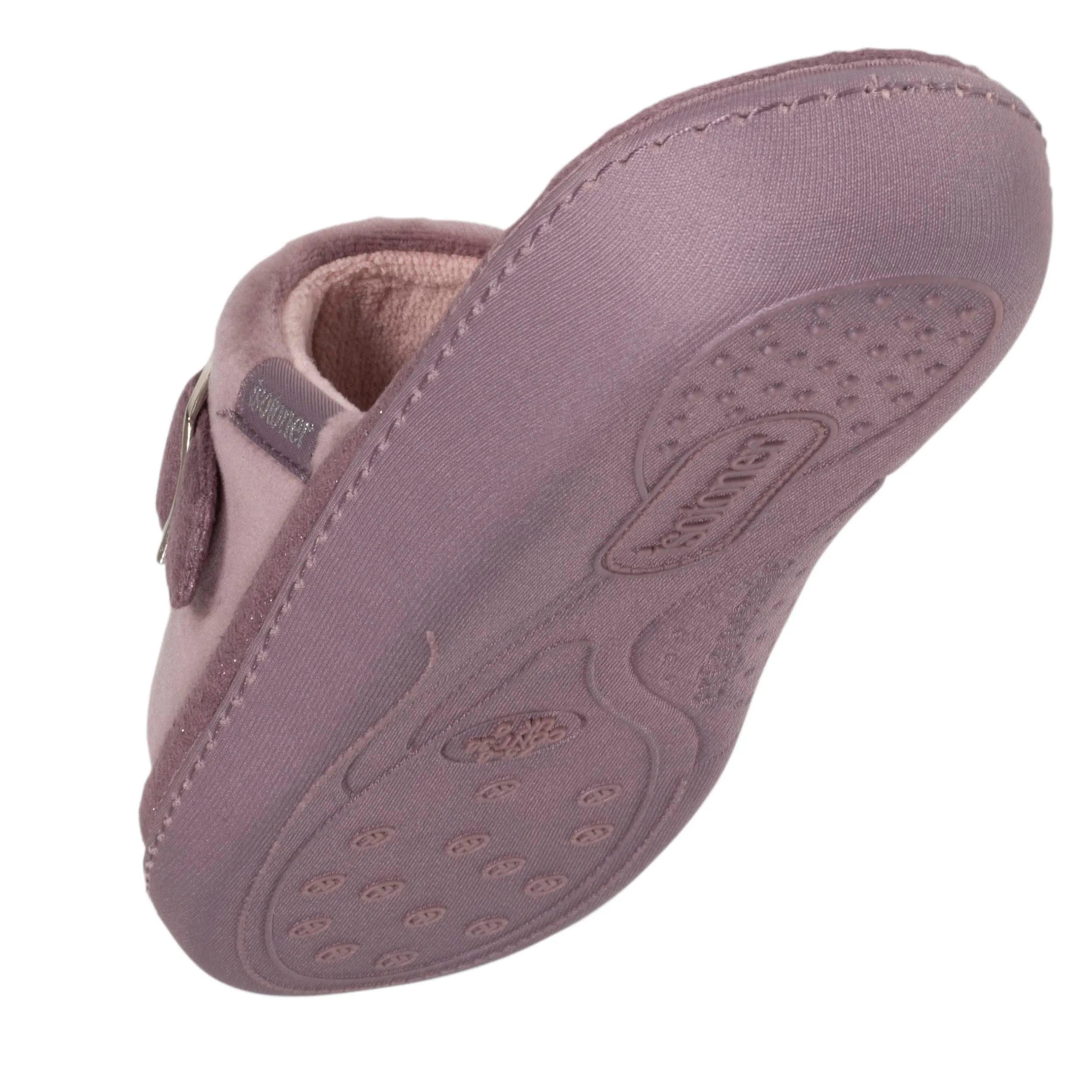 Chaussons sandales Femme Taupe