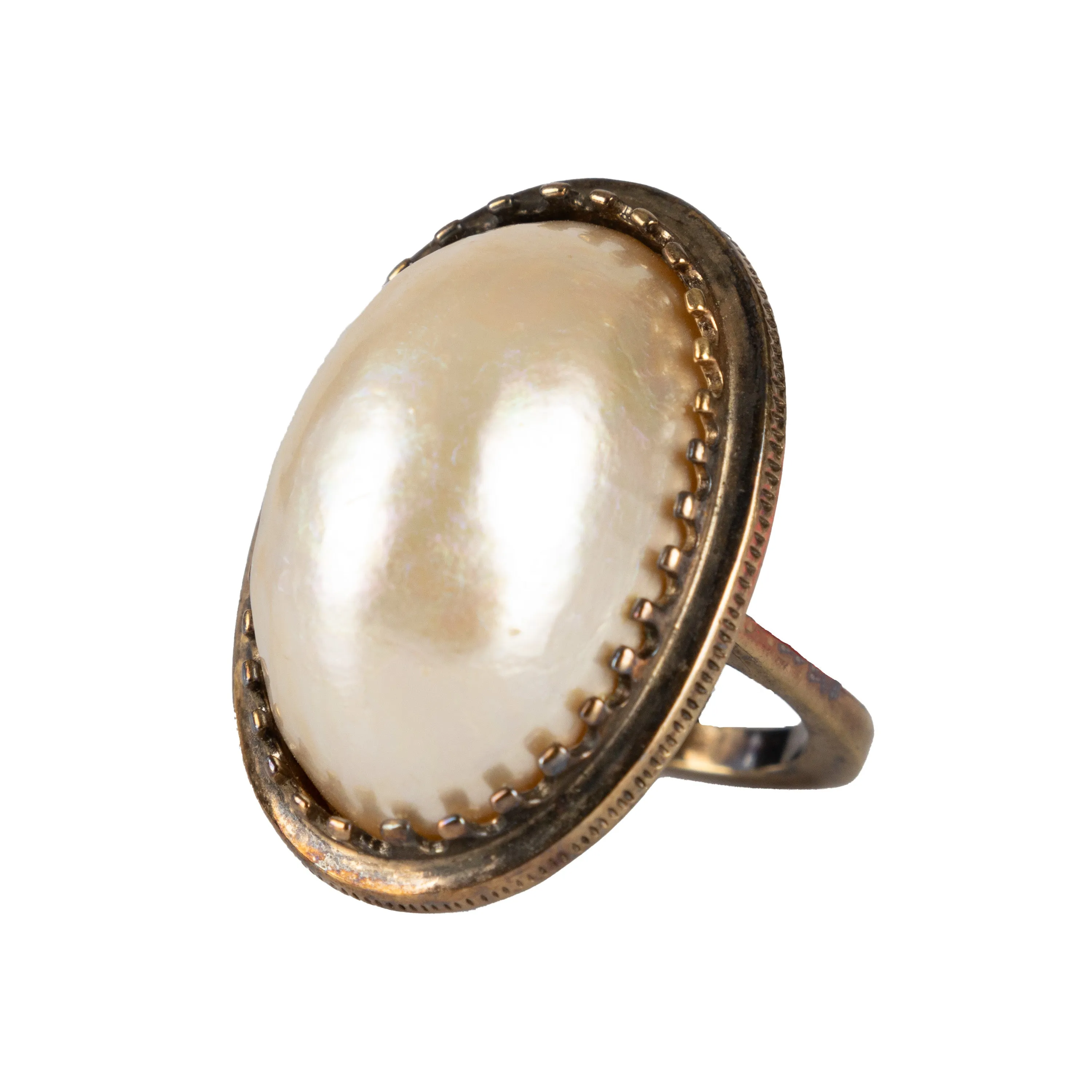 Collection Privée Vintage Faux Pearl Ring - '90s