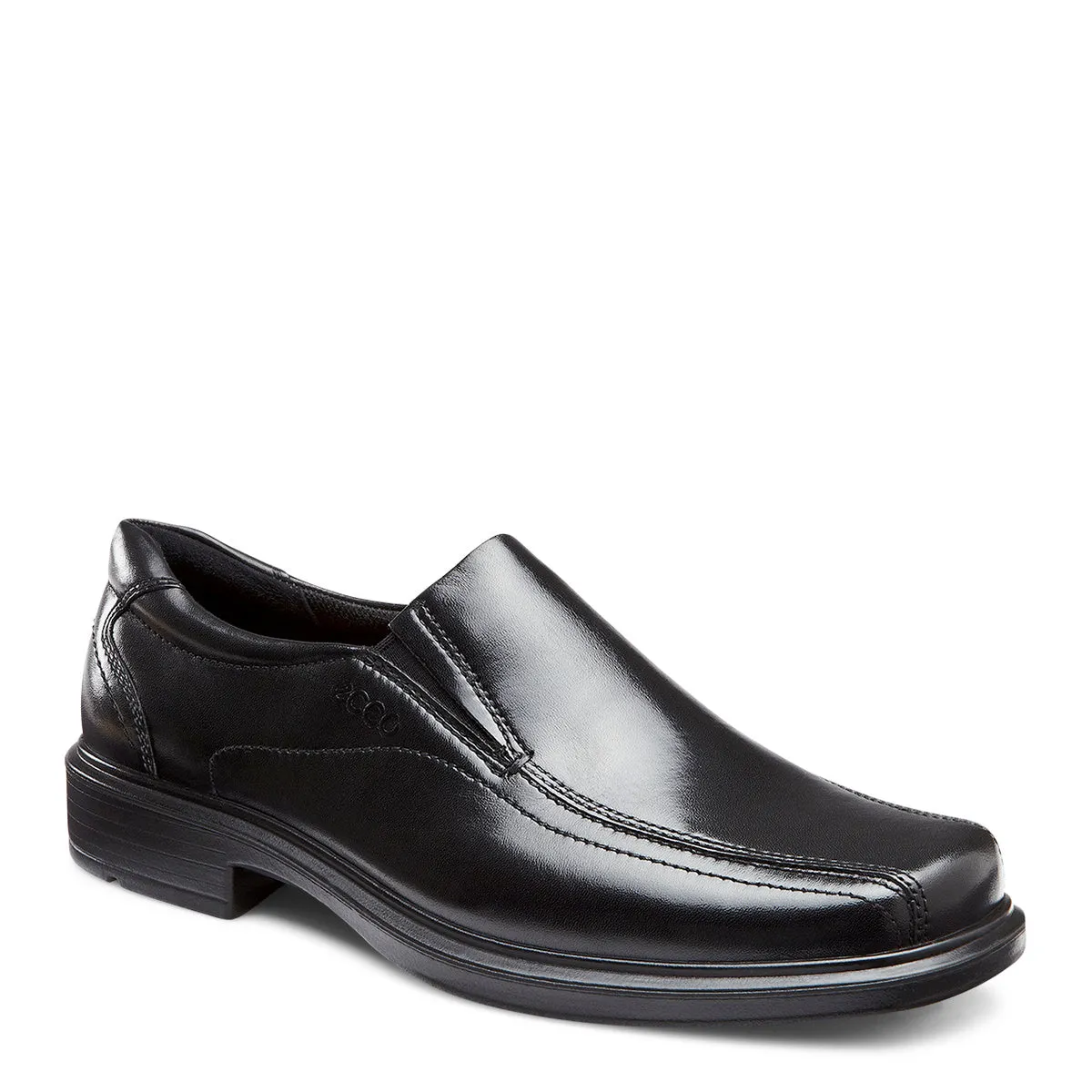 ECCO Helsinki Leather Slip On Dress Shoe - Black