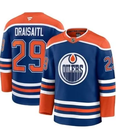 Fanatics Men's NHL Fanatics Leon Draisaitl Edmonton Oilers Home Premium Jersey