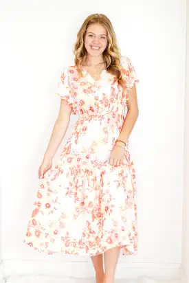 Farrah Floral Printed Dress