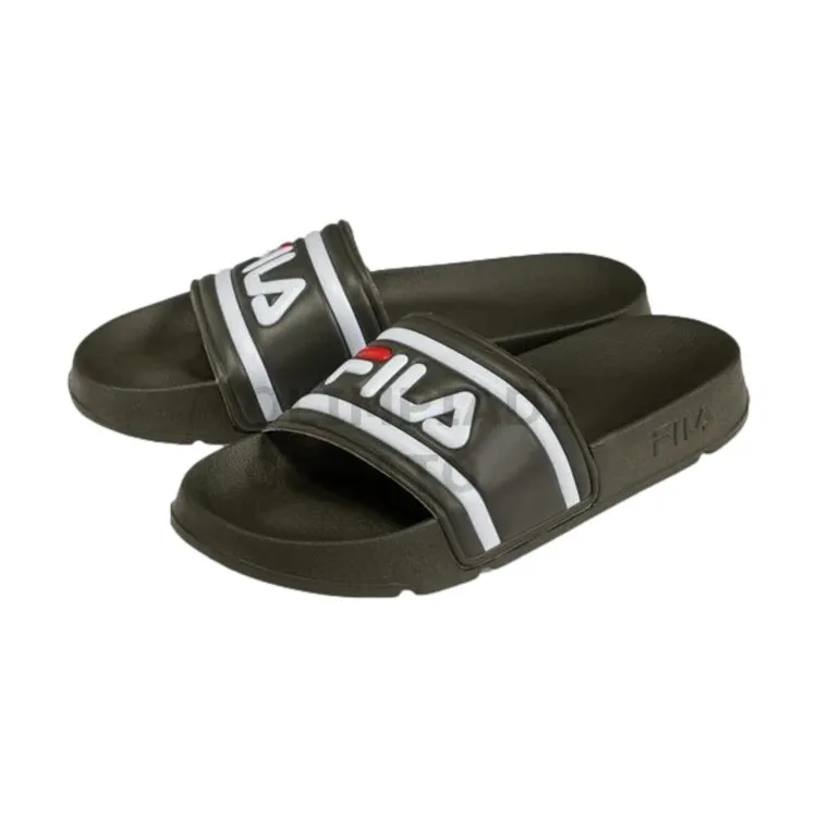 FILA MORRO BAY SLIPPER Ciabatte Mare Piscina Fascia con Logo Verde Oliva