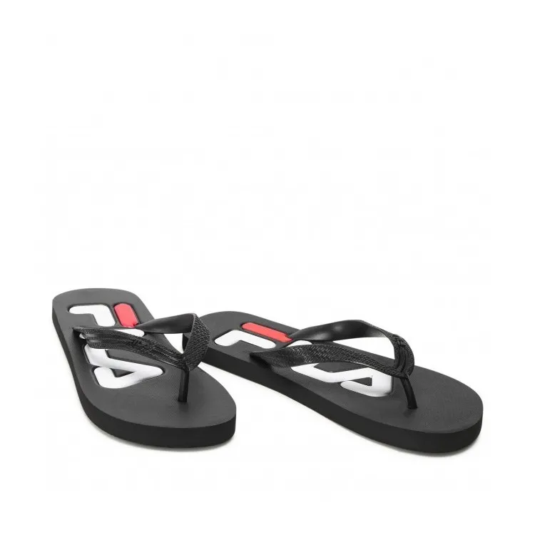 FILA TROY SLIPPER Ciabatte Uomo Infradito Mare Piscina Nero