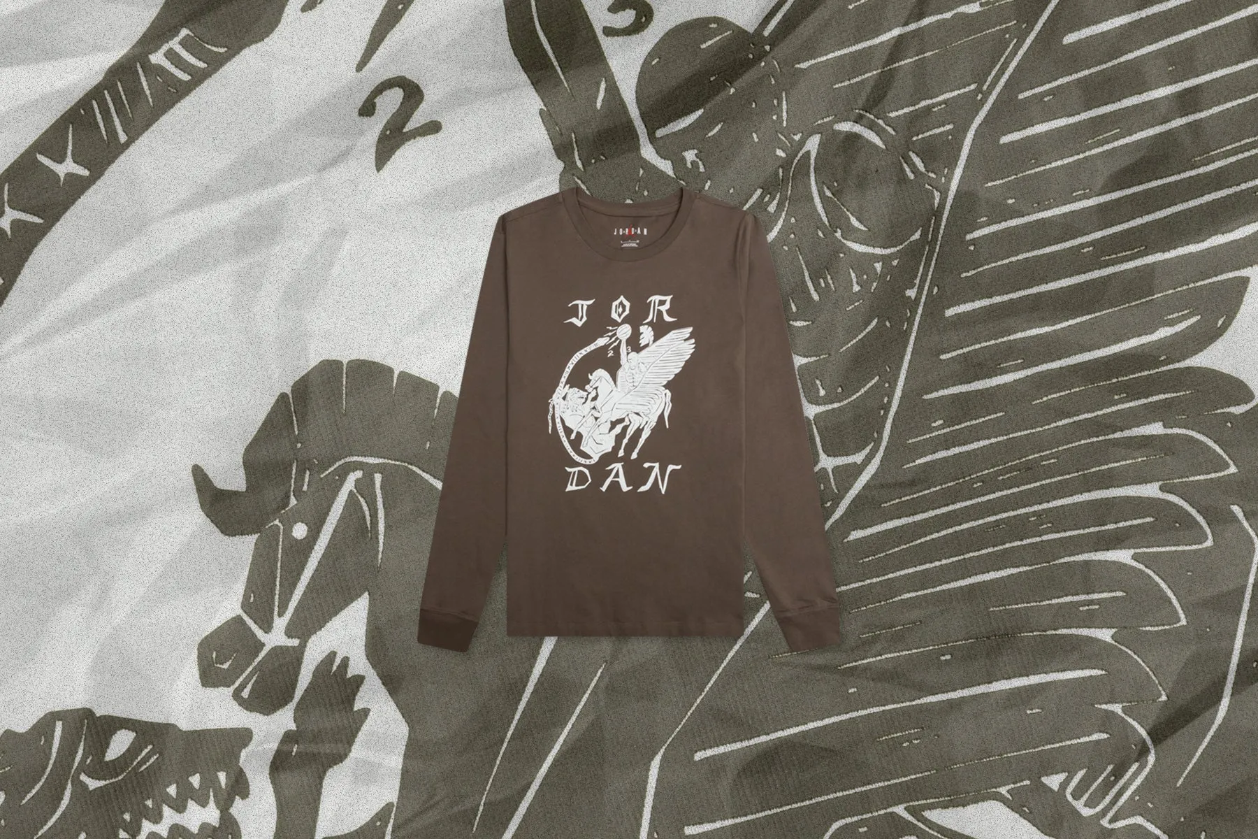 Flight x Umar Rashid Artist Series L/S Tee - Palomino