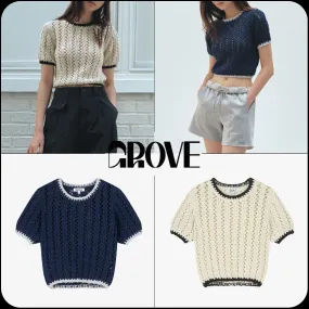 GROVE  |[GROVE]★23SU BRODY KNIT