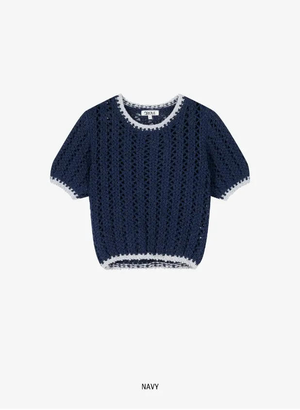 GROVE  |[GROVE]★23SU BRODY KNIT