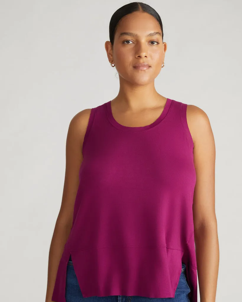 Hudson Liquid Jersey Tank - Rothko Purple