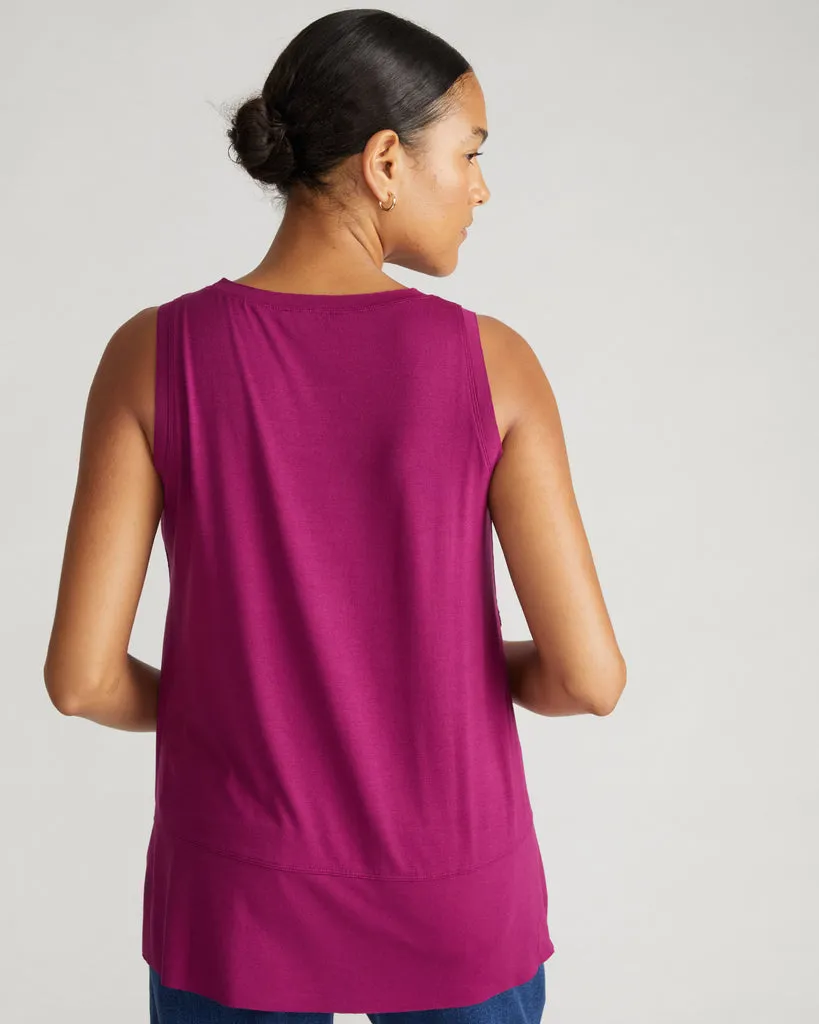 Hudson Liquid Jersey Tank - Rothko Purple