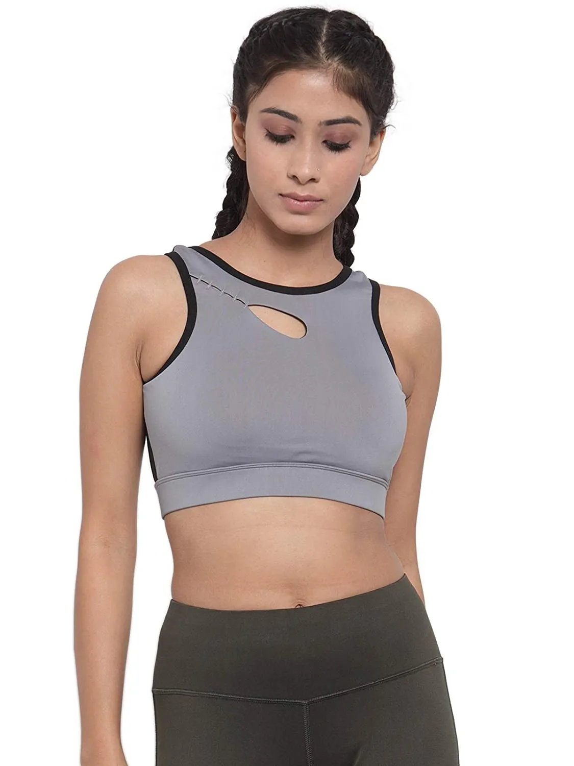 Invincible Women's Front Hole Sports Bra