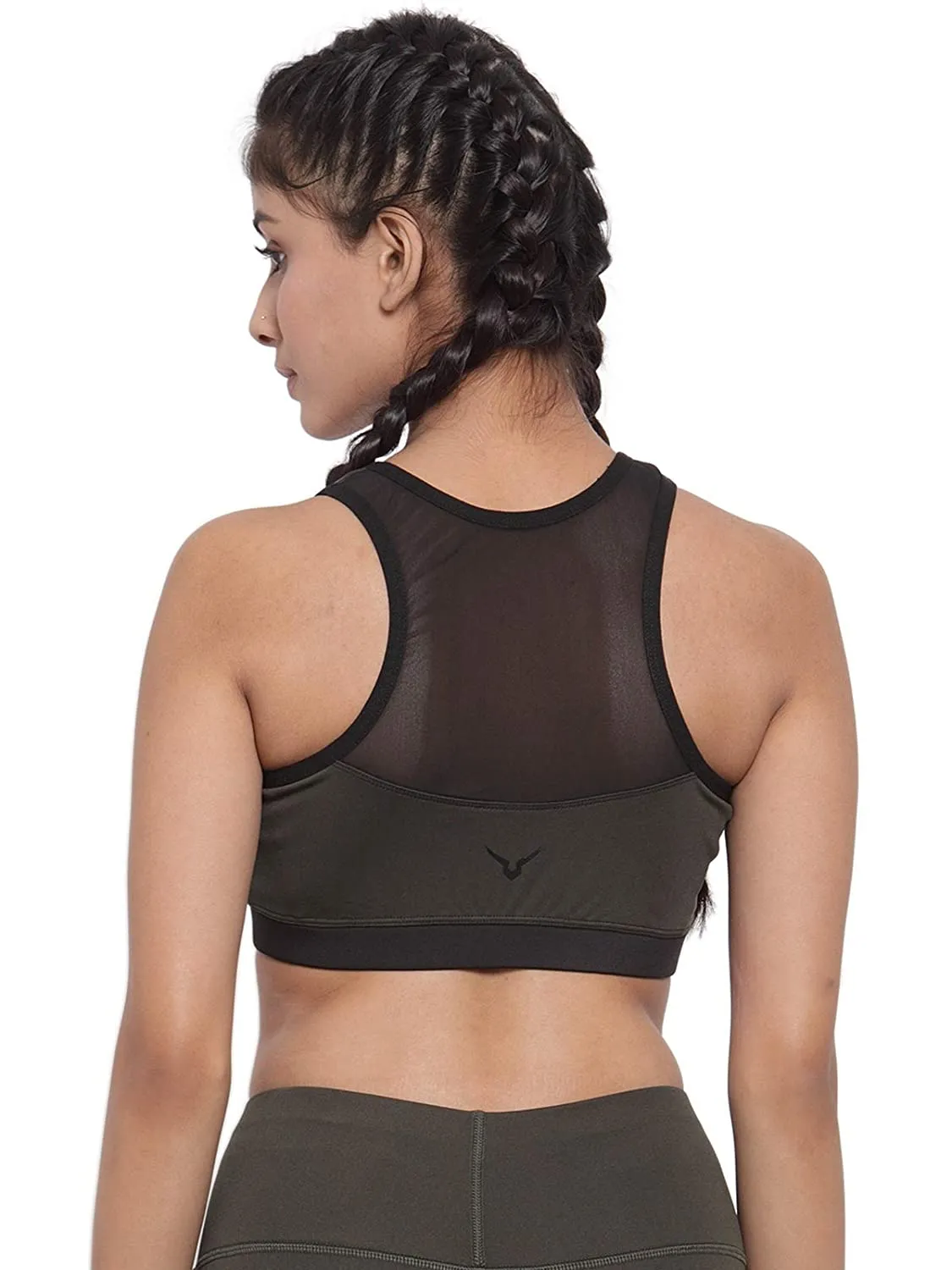 Invincible Women's Front Zip Sports Bra