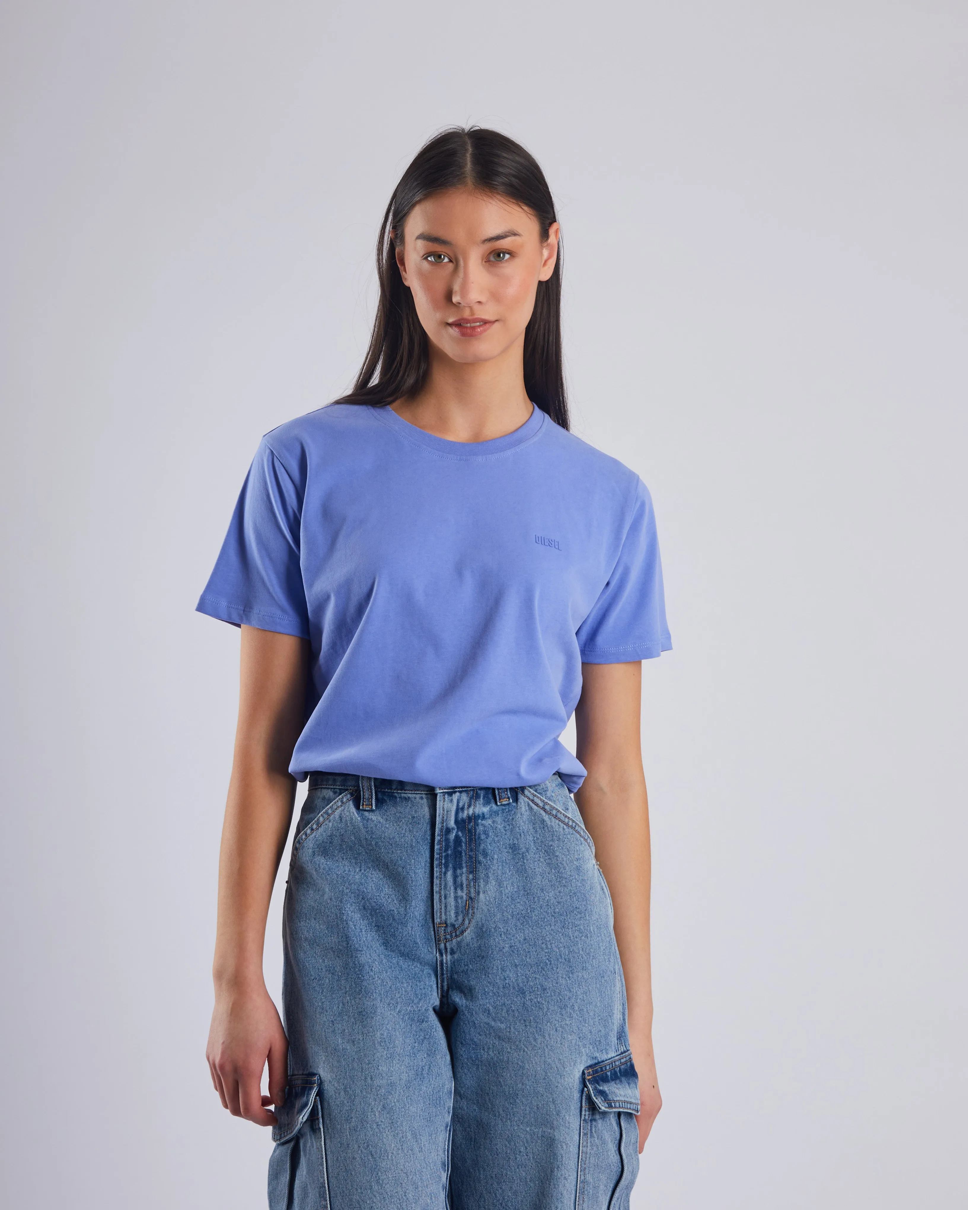 Jada Basic O Neck Blueberry Crush