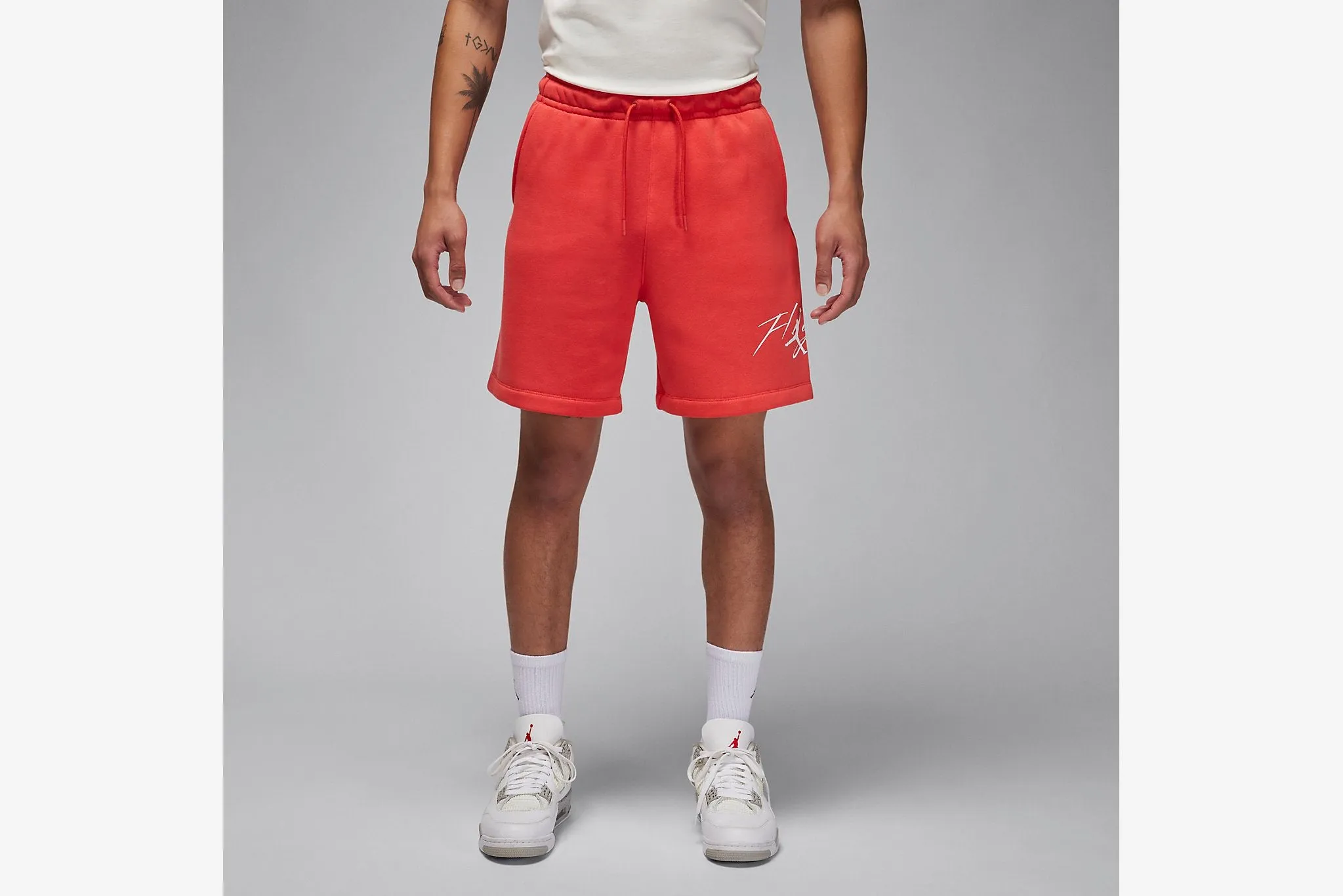 Jordan Essential Flight Fleece Shorts M - Gym Red