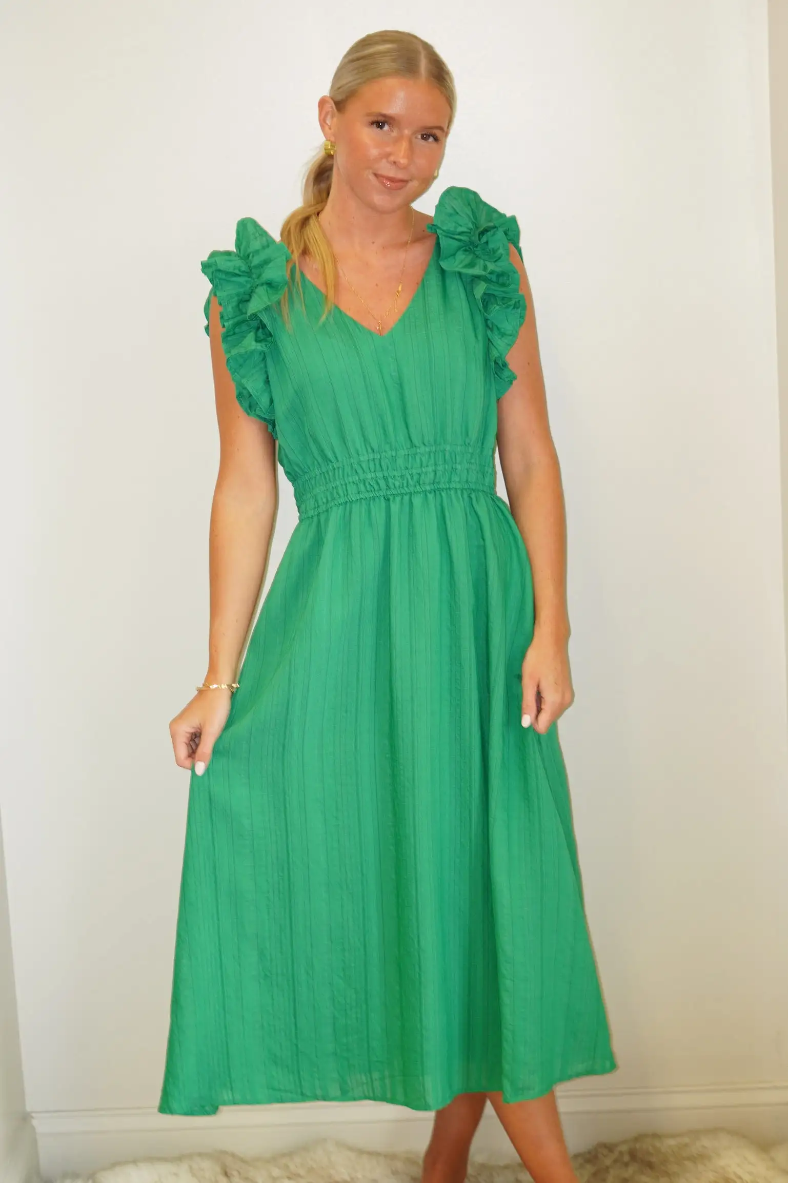 Kamryn Kelly Green Dress