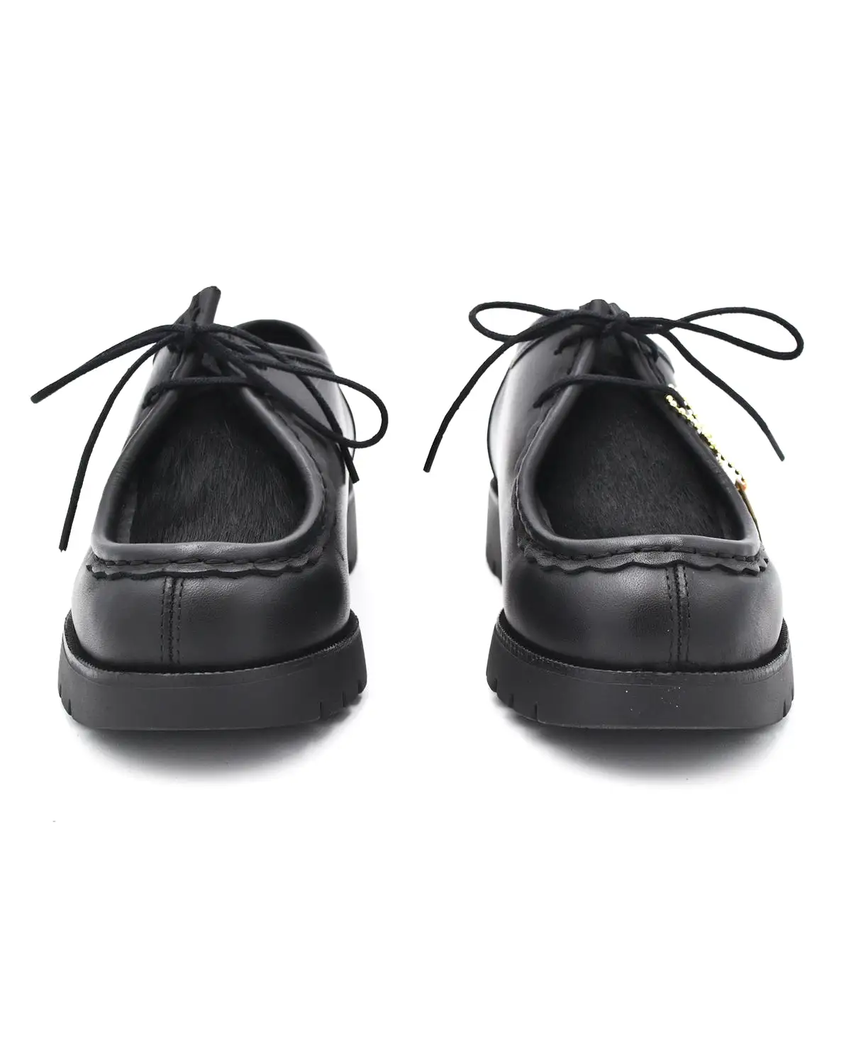 Kleman Black Pony Hair Padrini Tyrolean Shoe