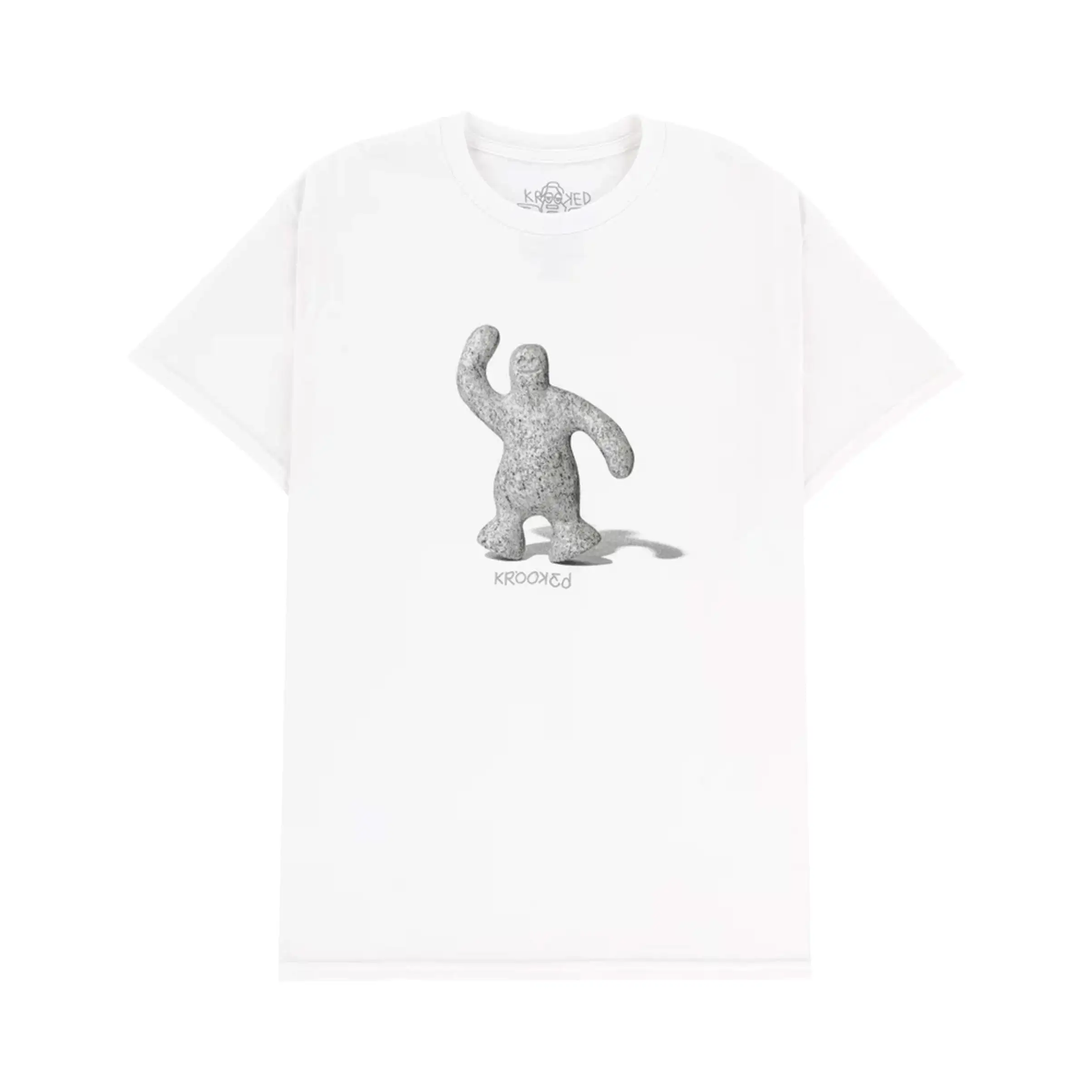 Krooked Lurker Lou Guest Artist Tee White/Grey