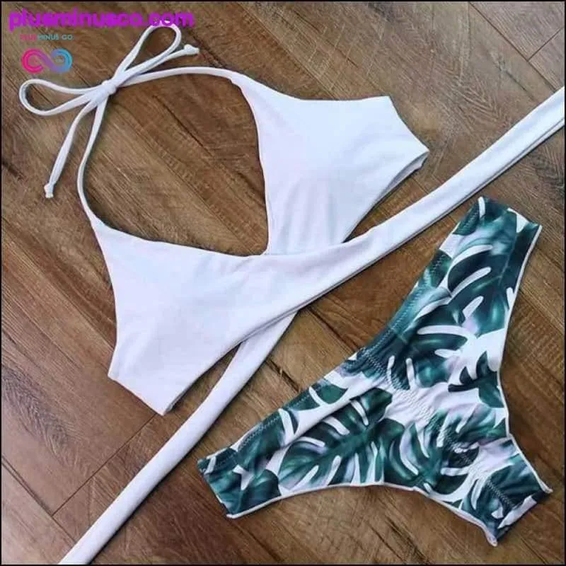 leopard swimsuit snake print bikini sexy cross bandage