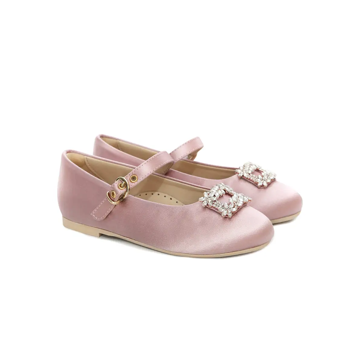 Lila Satin Shoes